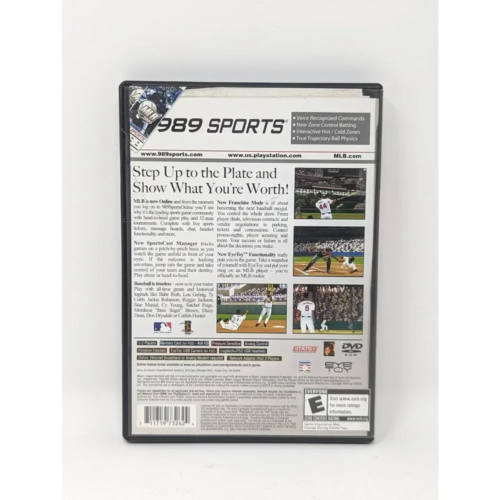 MLB 2005 (Playstation 2 PS2, 2004) Complete CIB Tested Manual